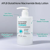 APLB Glutathione Niacinamide Body Lotion | LIPO GLUTA NIAC CEN??12.5% 10.14 FL.OZ/Korean Skincare, Long lasting hydration