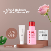 Glow and Radiance Korean Skincare Set for bright hydrated and healthy skin with APRILSKIN products — Beauty Vanity Pakistan