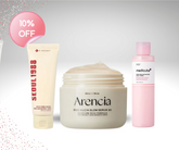 Korean Glass Skin Routine Bundle – Snail Mucin, Rice Serum & Niacinamide Toner