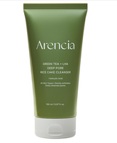 Arencia - Green Tea + LHA Deep Pore Rice Cake Cleanser