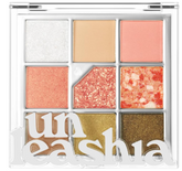 UNLEASHIA Glitterpedia Eye Palette - NΒ°6 All Of Citrus (Best Coral Peach & Glitter Eyeshadow)