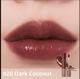 Rom&nd Juicy Lasting Tint - #20 Dark Coconut (Deep Brown Red & Glossy Finish)
