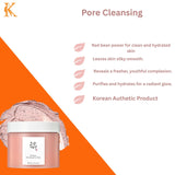 Beauty of Joseon Red Bean Pore Refreshing Mask Mud Cream Hydrating Wash Off Pack, Pore Cleansing Exfoliator, Korean Skin Care for Men and Women 140ml, 4.73 fl.oz