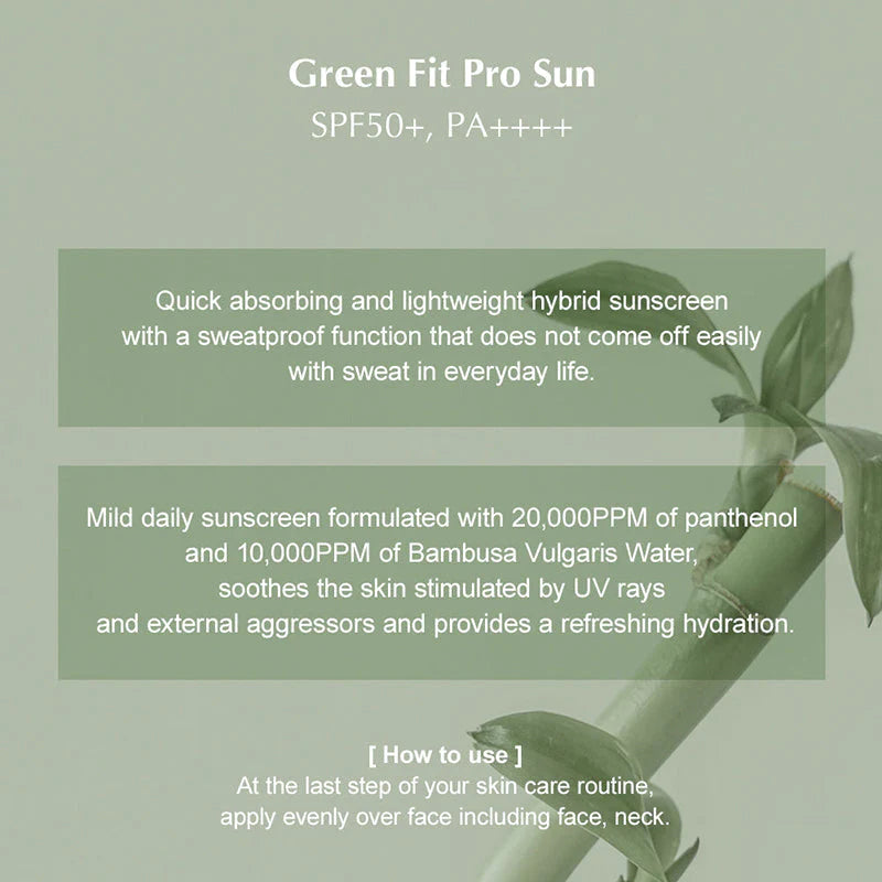 KAINE - Green Fit Pro Sun SPF 50+ Sunscreen