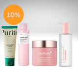 Instant Glass Skin Trio + Cleanser | Medicube & Purito Hydrating Routine