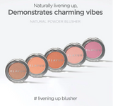 KLAVUU Urban Pearlsation Natural Powder Blusher â€“ Radiant, Long-Lasting Color #01 Champagne Nude