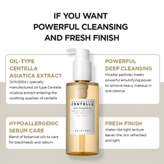 Cleanser For Oily Skin - Centella Light Cleansing Oil - Kbeautyvanity