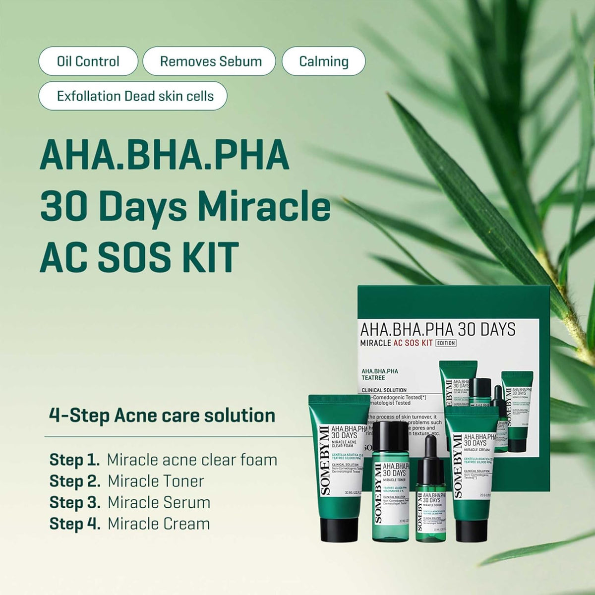 K Beauty Vanity AHA BHA PHA 30 Days Miracle Starter Kit