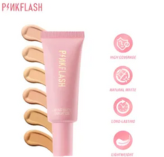 PINKFLASH - Lasting Matte Foundation #4 MEDIUM PEACH