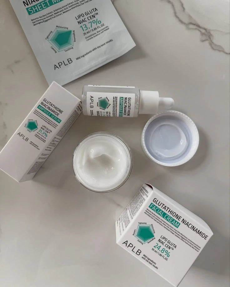 APLB - Glutathione Niacinamide Skin 4 Types Sachet Set