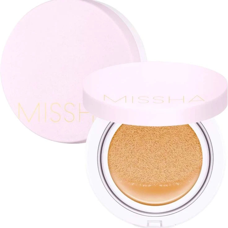 MISSHA Magic Cushion Cover Lasting #23 Medium Beige - Best for Wheatish Skin & High Coverage (SPF50+)