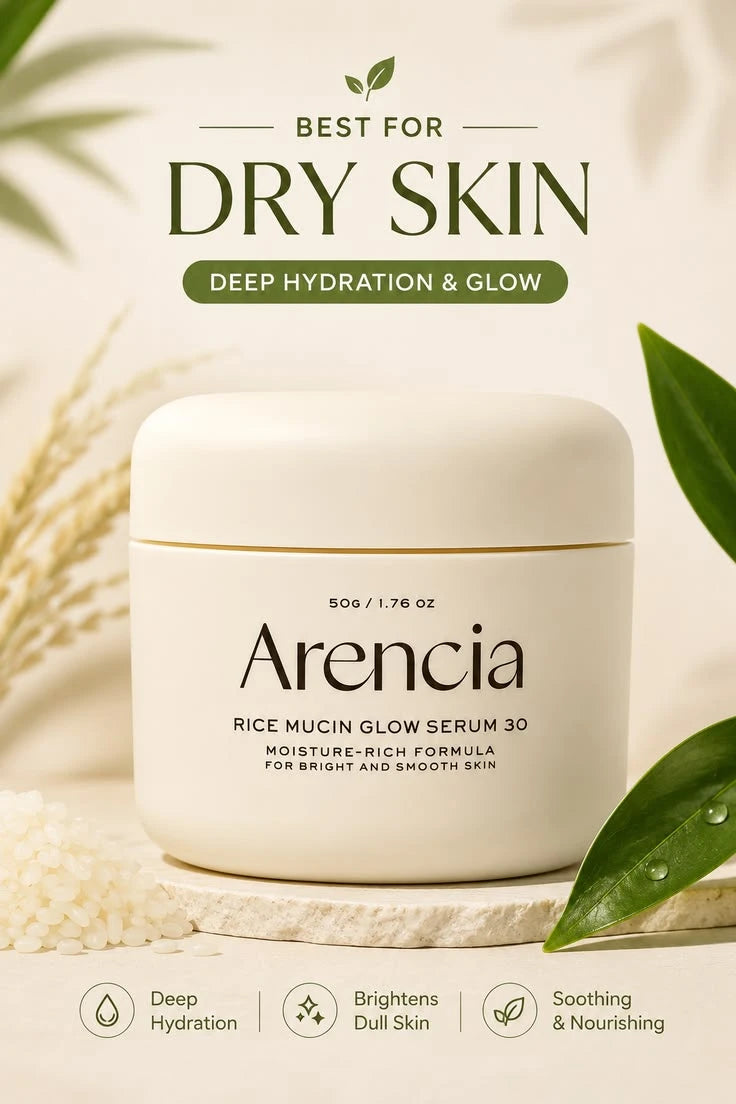 Arencia Rice Mucin Glow Serum in Pakistan | K Beauty Vanity