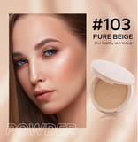 BEAUTY GLAZED - Lasting Waterproof Oil Control Matte Flawless Face Powder 103 pure beige