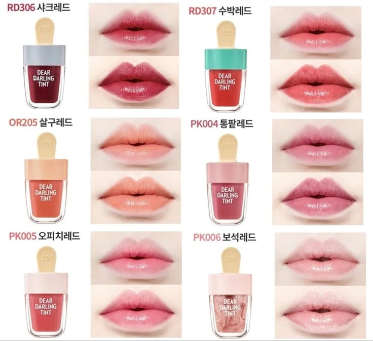 ETUDE - Dear Darling Water Gel Tint Ice Cream Edition Watermelon Red 307