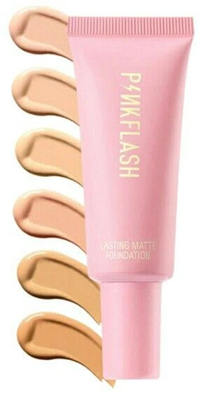 PINKFLASH Lasting Matte Foundation 03 Warm Beige Full Coverage