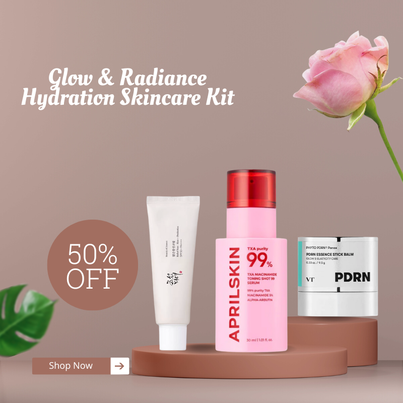 Glow and Radiance Korean Skincare Set for bright hydrated and healthy skin with APRILSKIN products — Beauty Vanity Pakistan
