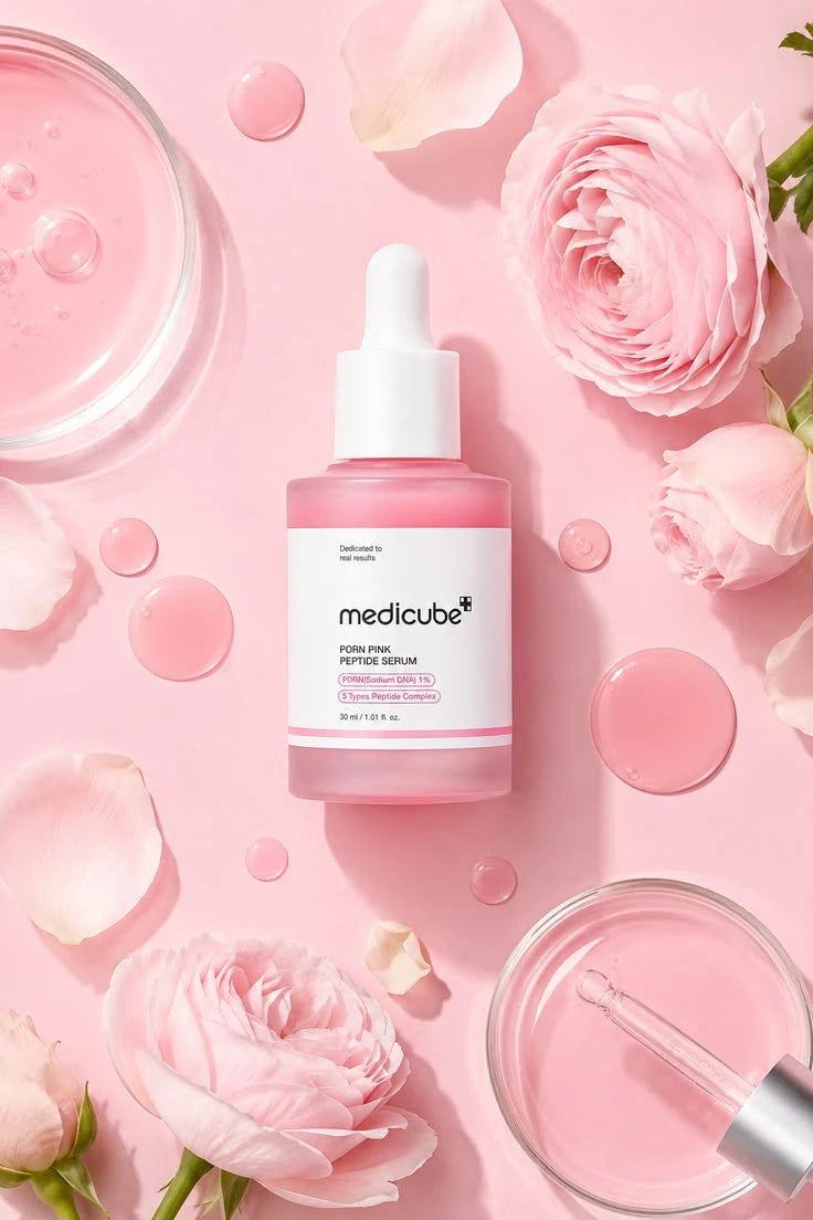 Medicube PDRN Pink Peptide Serum - Best for Anti-Aging & Pink Glow (Salmon DNA)