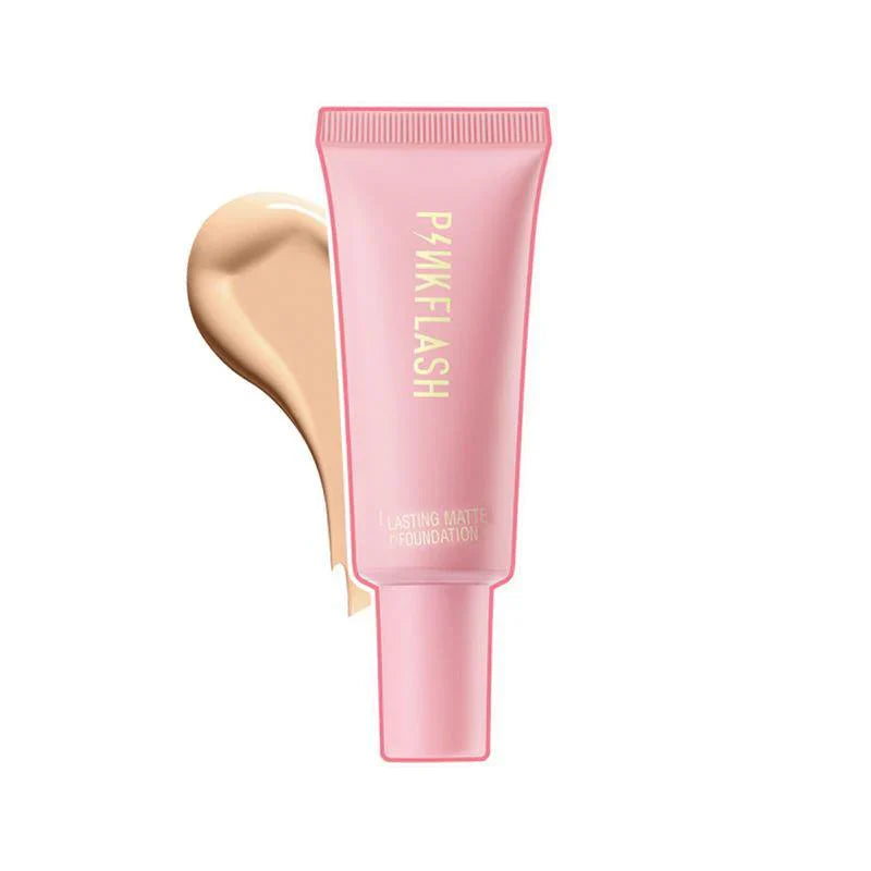PINKFLASH Lasting Matte Foundation 04 Medium Peach Full Coverage