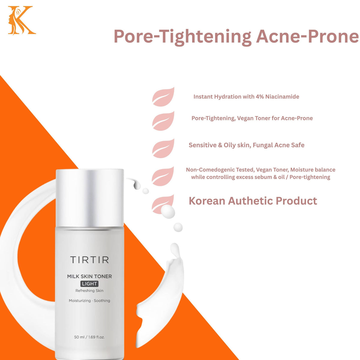 TIRTIR - Milk Skin Toner Jumbo