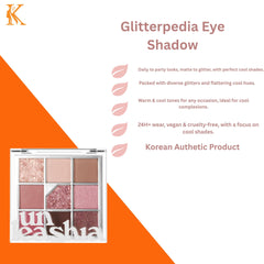 UNLEASHIA - Glitterpedia Eye Palette No. 05 [All of Dusty Rose]