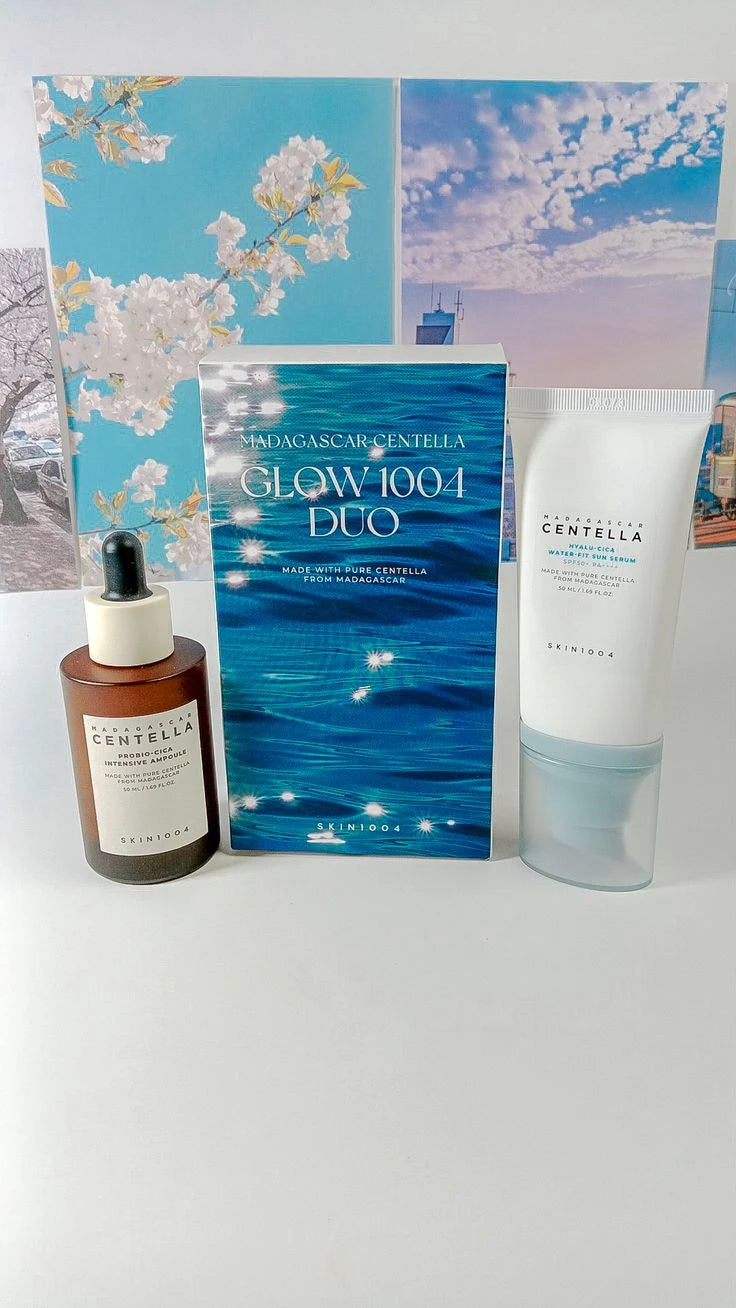 K Beauty Vanity Madagascar Centella Glow 1004 Duo Set
