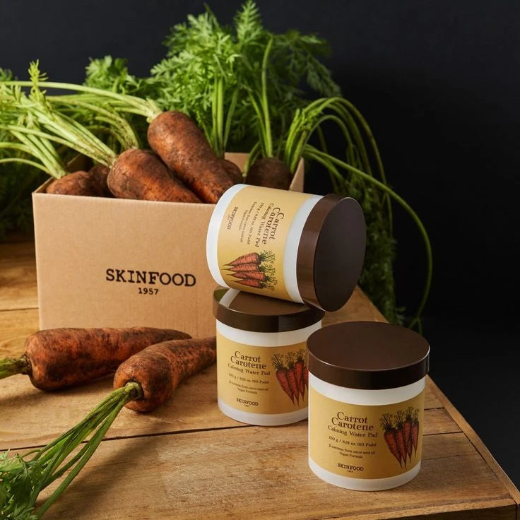 SKINFOOD Carrot Carotene Holiday Set - Soothing & Redness Relief (Sensitive Skin Bundle)