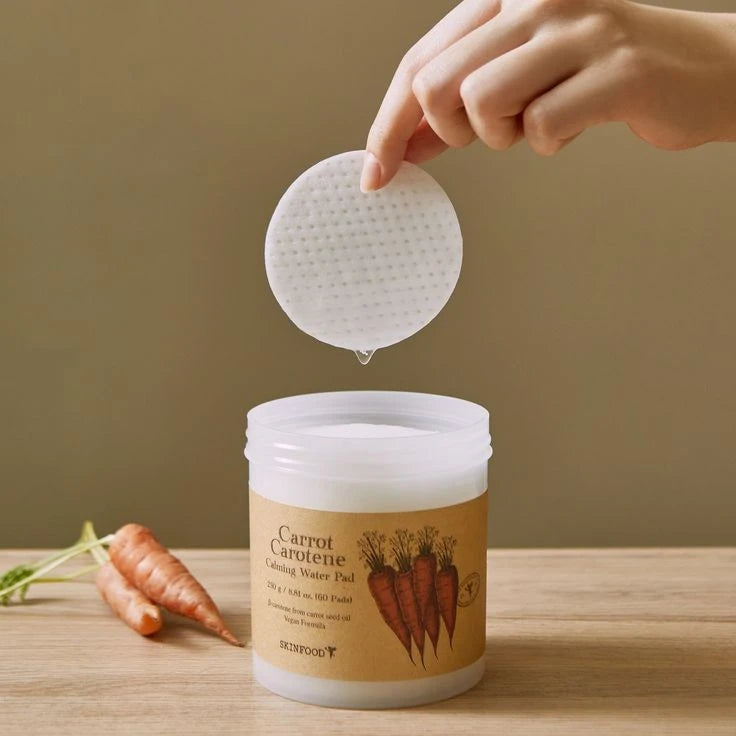 SKINFOOD - Carrot Carotene Calming Water Pad 60 sheets