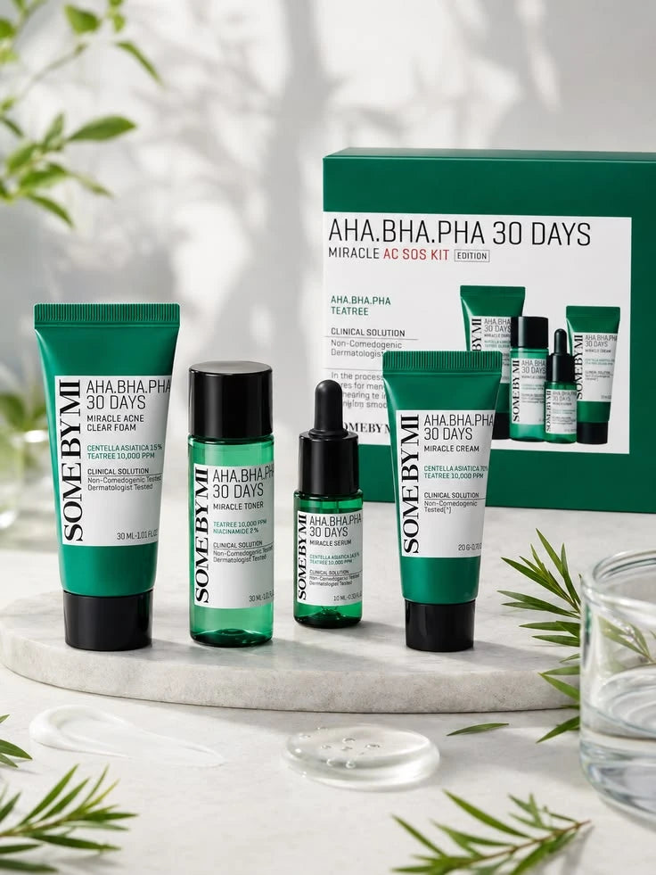 K Beauty Vanity AHA BHA PHA 30 Days Miracle Starter Kit