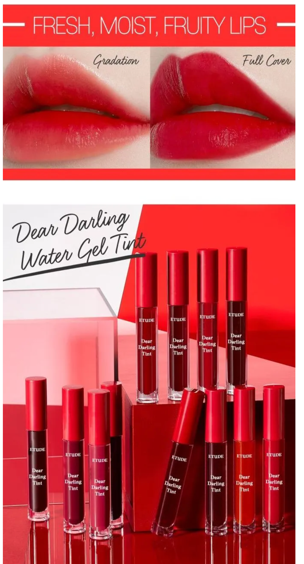 ETUDE - Dear Darling Tint Real Red #RD 301