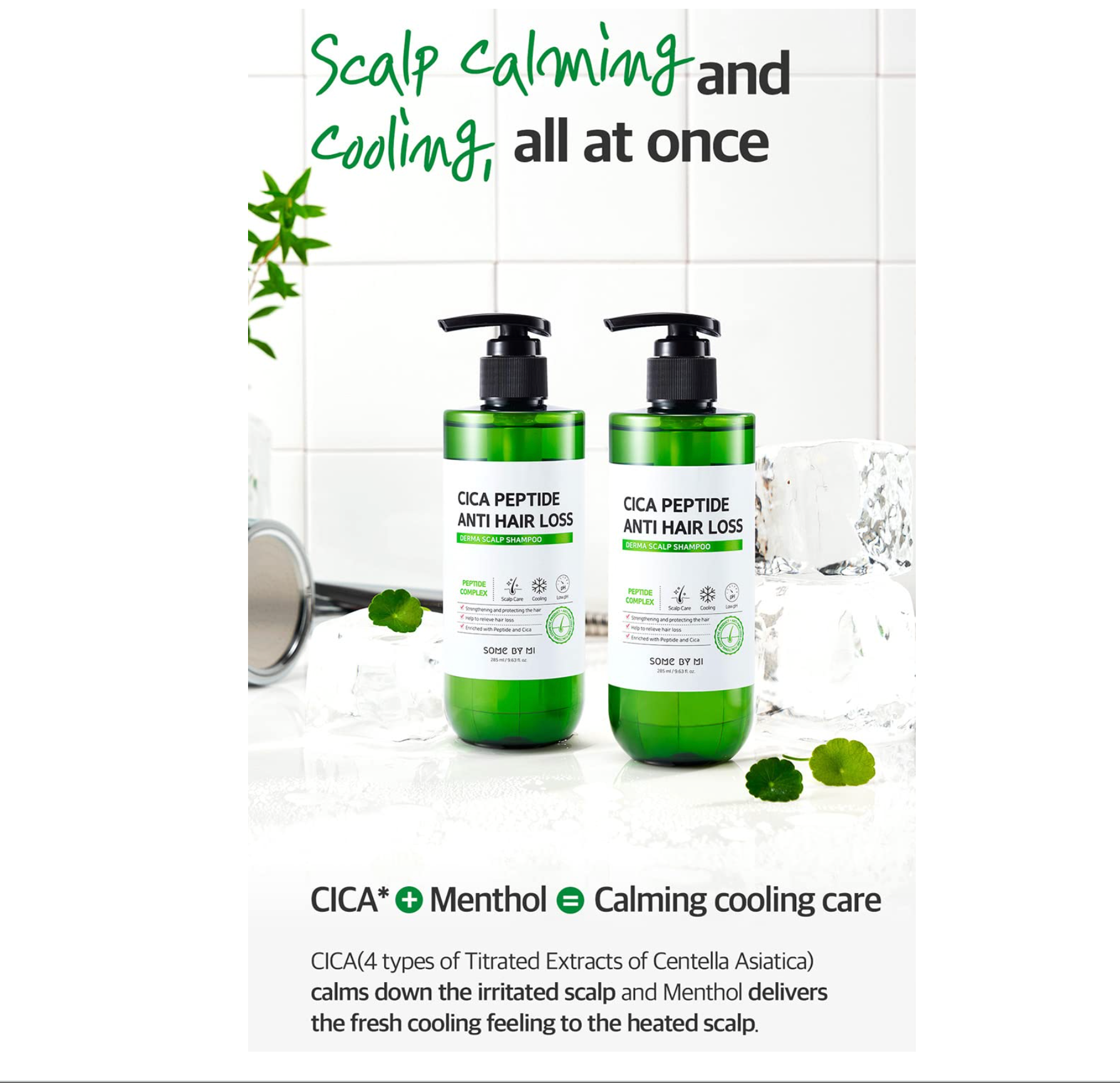 SOME BY MI - Cica Peptide Anti Hair Loss Derma Scalp Shampoo 285ml