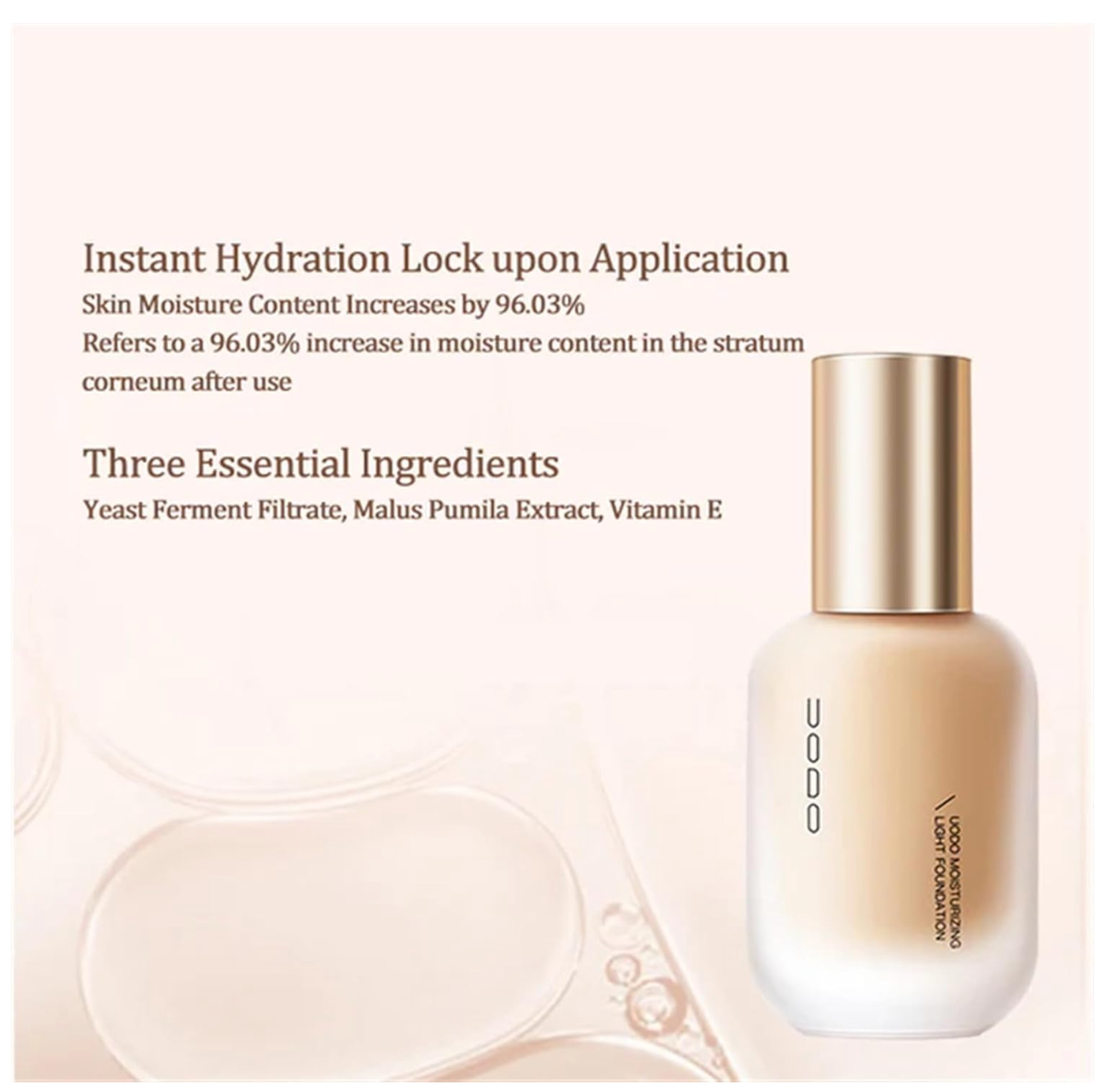UODO - Veil Matte Lasting Foundation For Oily Skin W02