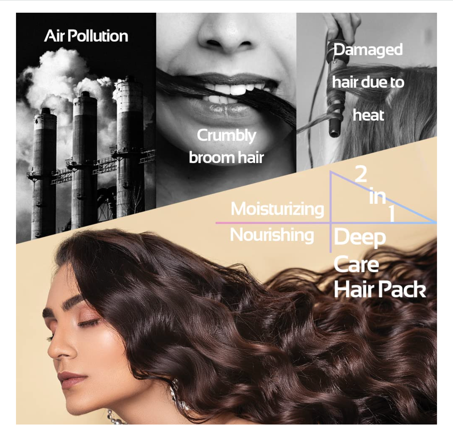 NATURE REPUBLIC - Argan Essential Deep Care Hair Pack