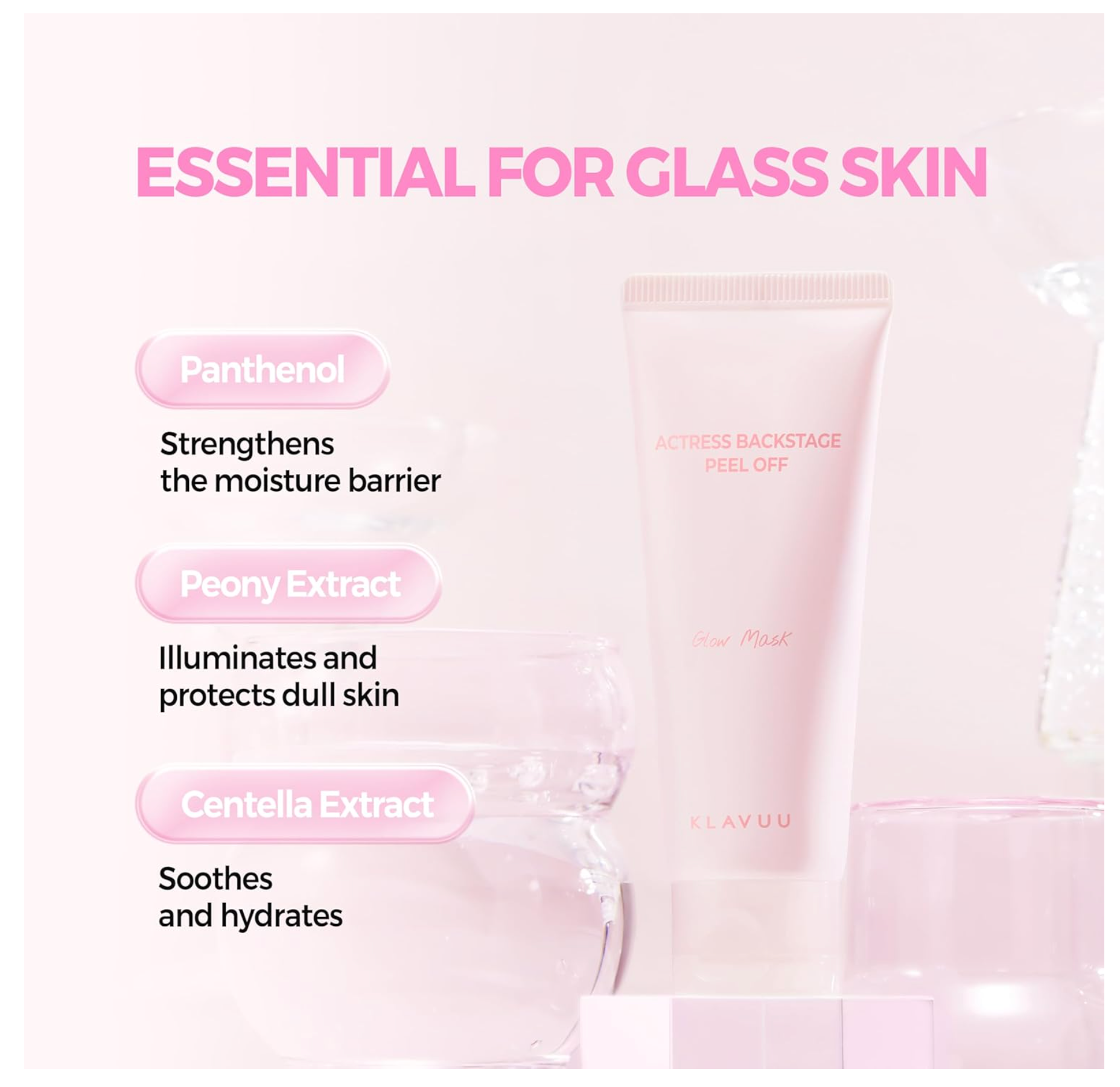 KLAVUU - Actress Backstage Peel Off Glow Mask