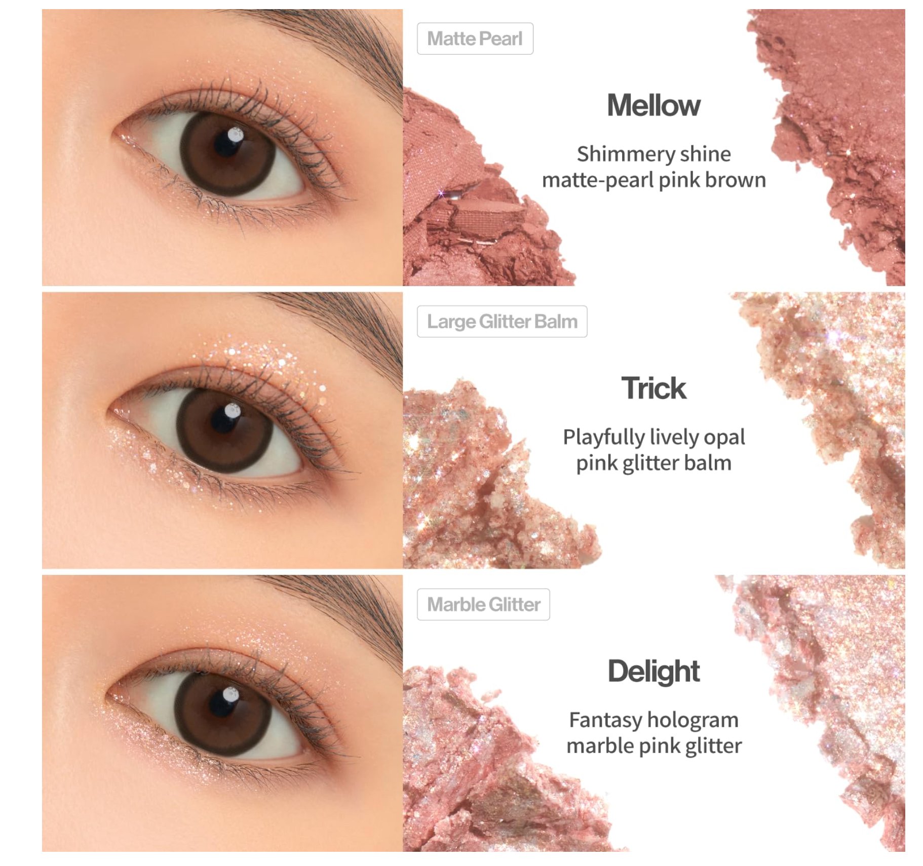 UNLEASHIA - Glitterpedia Eye Palette No. 05 [All of Dusty Rose]