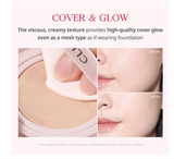 CLIO Kill Cover Mesh Glow Cushion Foundation 21N LINEN Glass Skin, Long-Lasting, Lightweight, Buildable Coverage, Glowy Skin Makeup