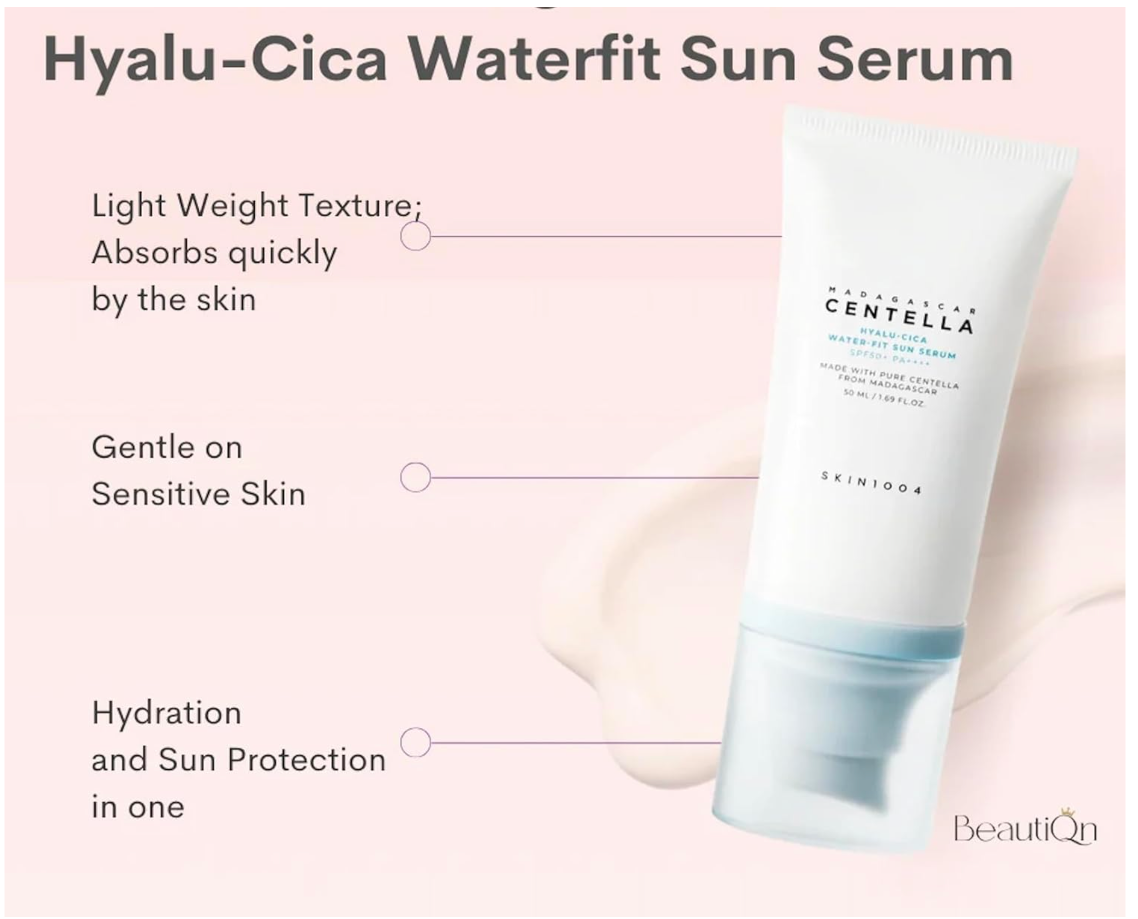 SKIN 1004 - Madagascar Centella Hyalu-Cica Water-Fit Sun Serum