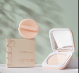 BEAUTY GLAZED - Lasting Waterproof Oil Control Matte Flawless Face Powder 102 natural beige