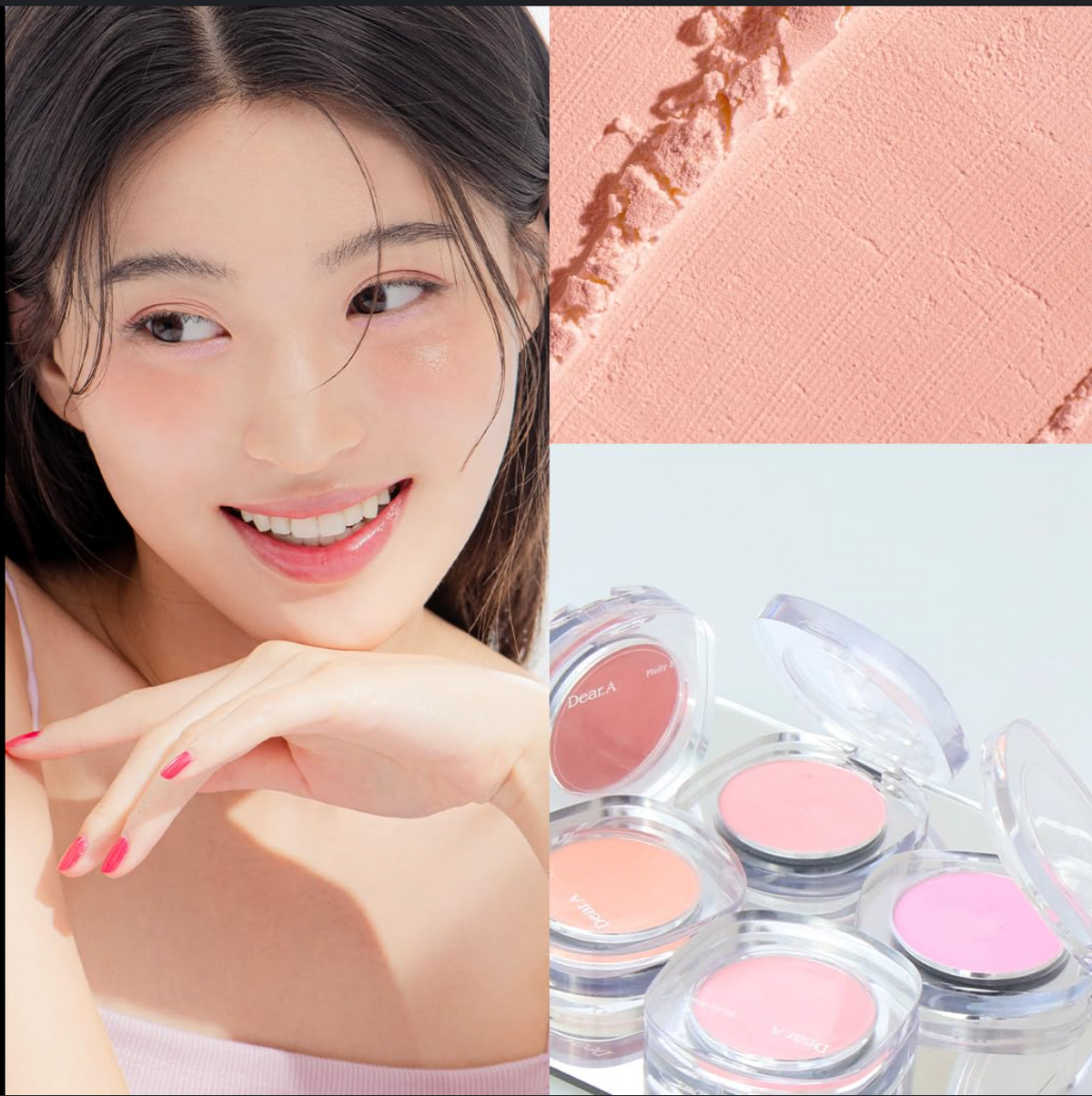 Dear.A Fluffy Blush #04 Childlike - Best for Sun-Kissed Glow & Warm Coral (Pore Blurring)