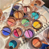 BEAUTY GLAZED - Matte & Pearl Double Effect Charm Eyeshadow 03 ROSY PINK