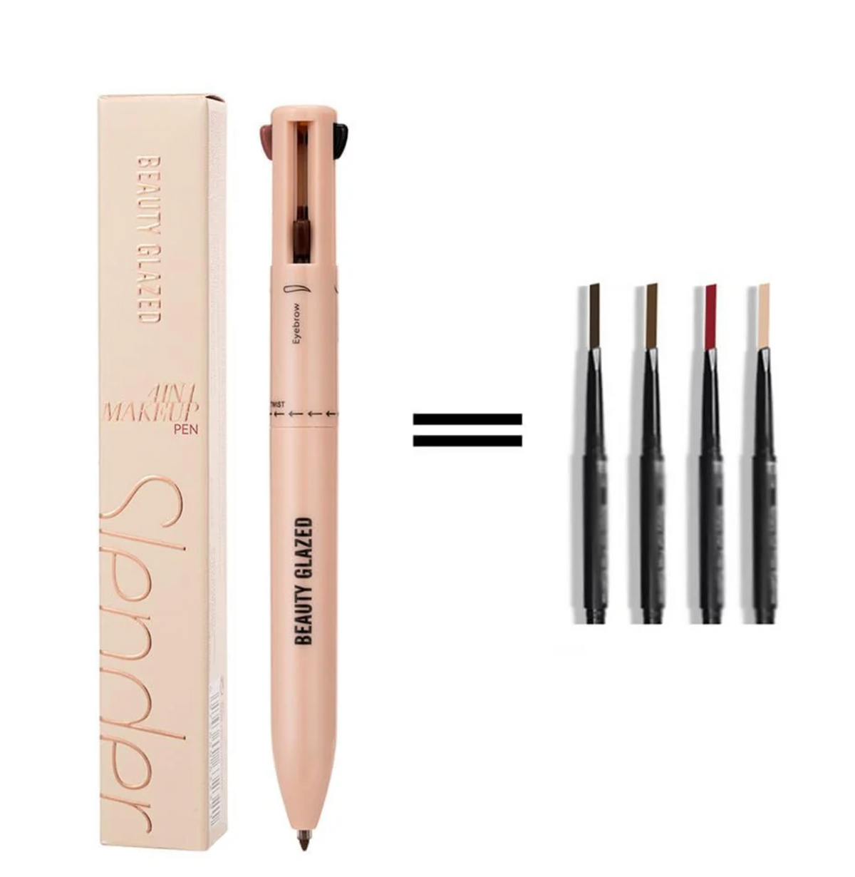 BEAUTY GLAZED - 4 in 1 Makeup Pen (Highlighter / Eyeliner / Eyebrow / Lip Liner #103
