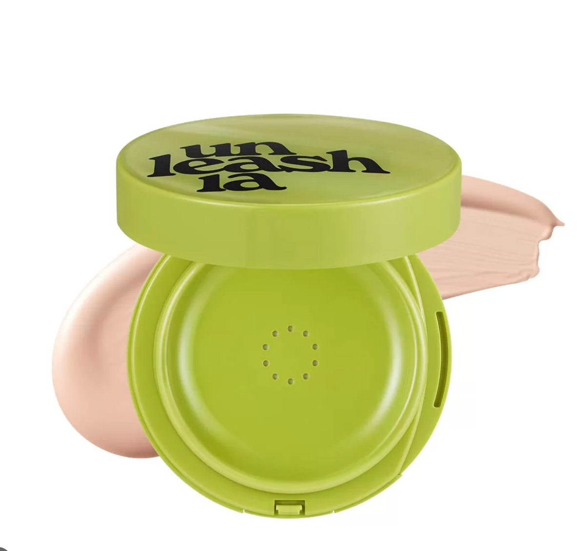 UNLEASHIA Satin Wear Healthy-Green Cushion - #18C Sea Shell (Best for Fair Skin & Pink Undertone)