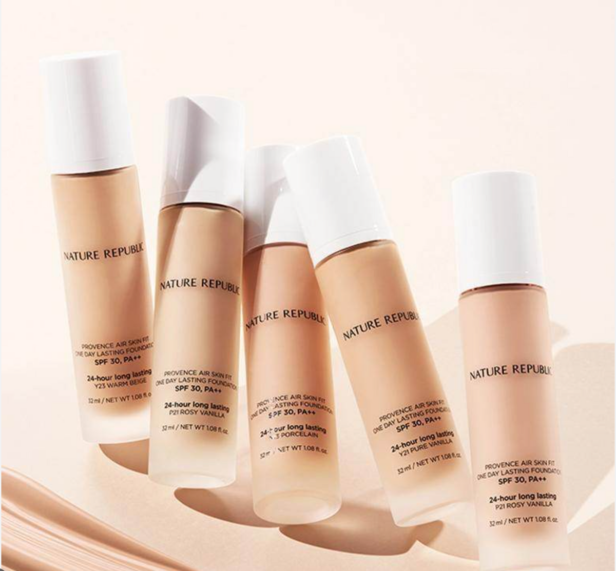 Nature Republic Provence Air Skin Fit Y21 Pure Vanilla Foundation
