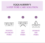 EQQUALBERRY Purple PDRN Pore Minimizing Serum – Vegan Collagen & Peptides for Pore Refining & Skin Elasticity | Niacinamide & CICA Exosome for Calming | Korean Glass Skin