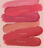 MACQUEEN - Powder Matte Lipstick #04 Peach Fog