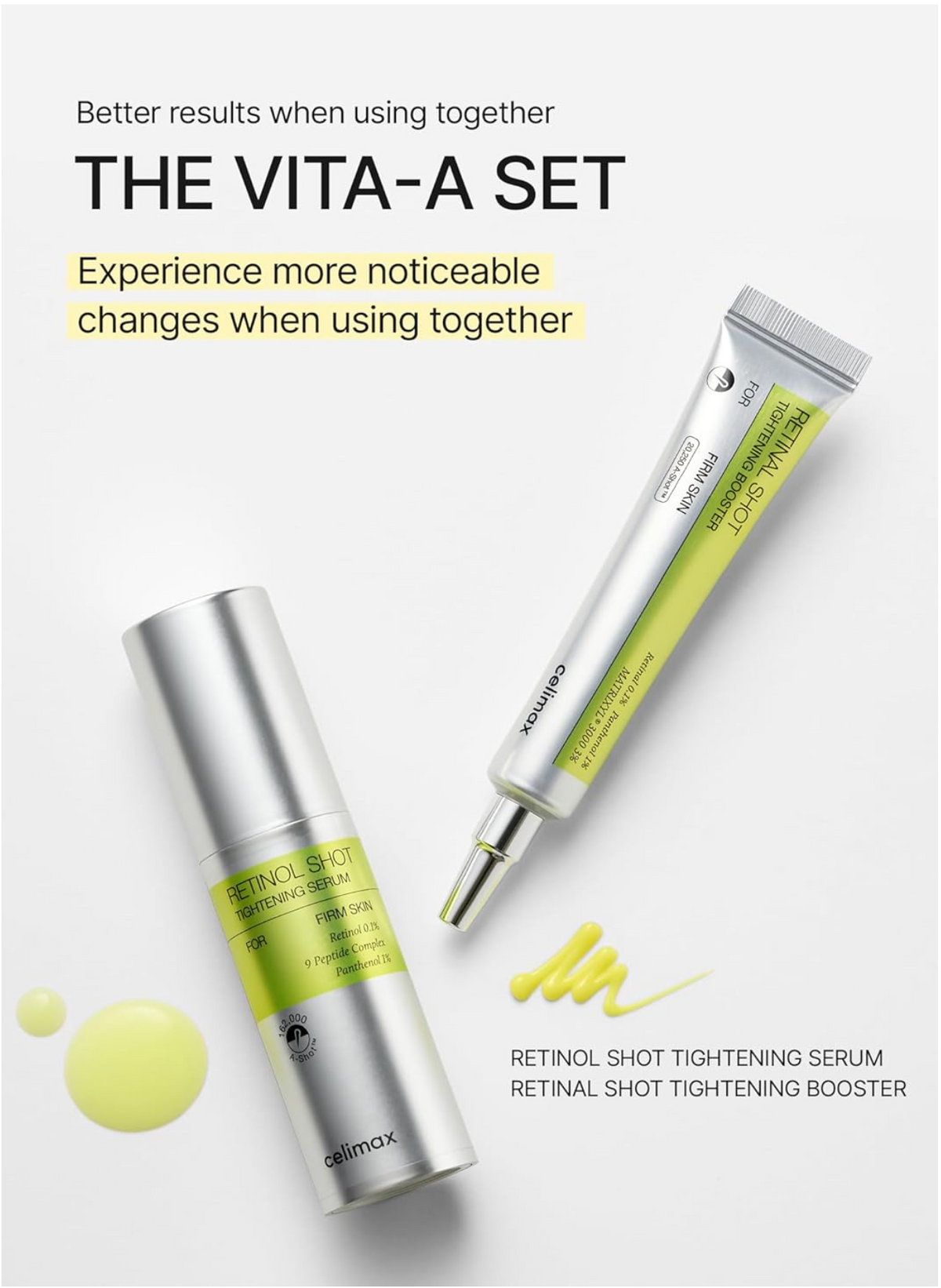 Celimax Retinal & Retinol Duo Set for Wrinkles & Pores