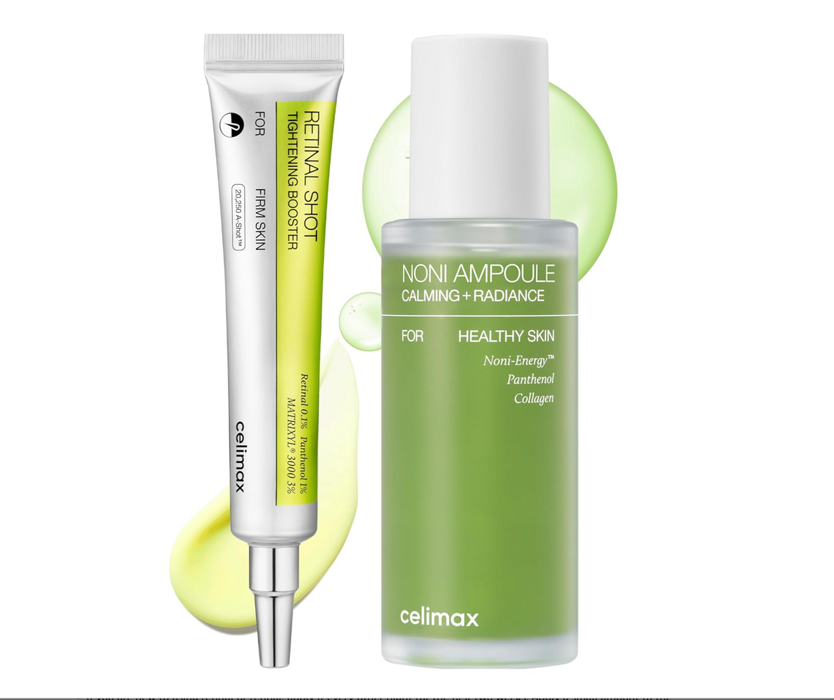 Celimax Retinal Booster + Noni Ampoule Set – Anti Aging Korea Pakistan
