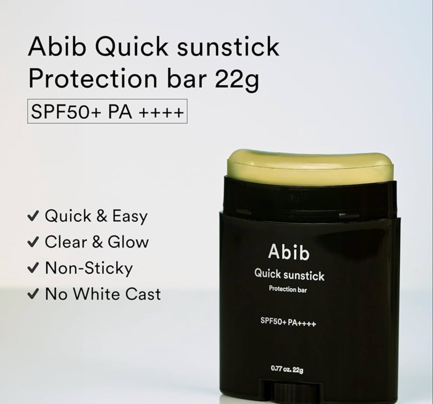Abib Quick Sunstick Protection Bar SPF50 Korean sunscreen stick in Pakistan