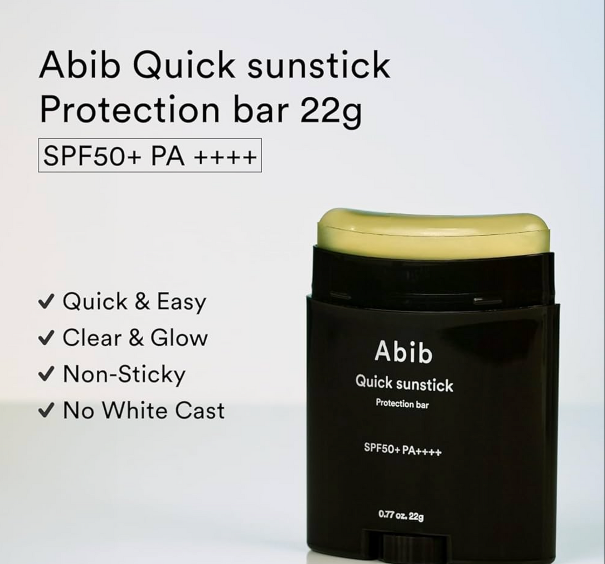 Abib Quick Sunstick Protection Bar SPF50 Korean sunscreen stick in Pakistan