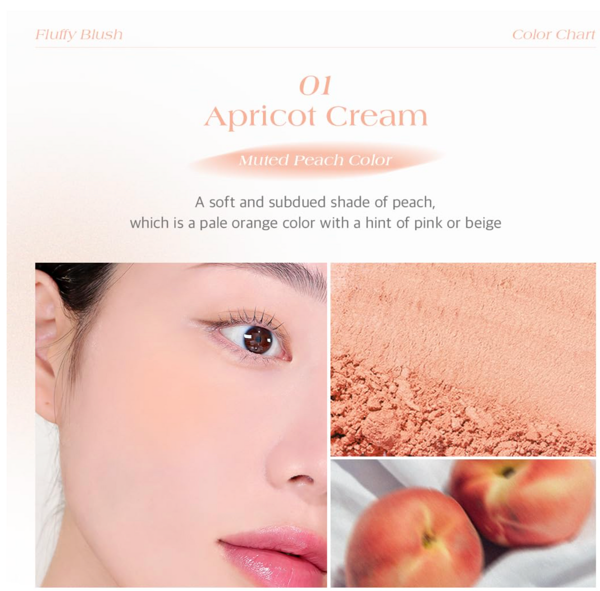 Dear.A Fluffy Blush #04 Childlike - Best for Sun-Kissed Glow & Warm Coral (Pore Blurring)