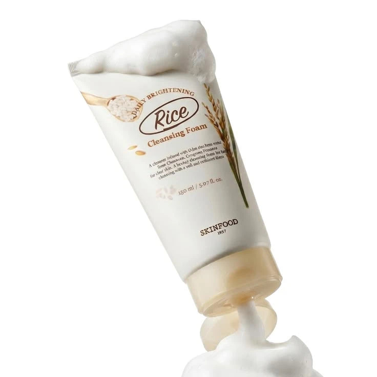 SKINFOOD - Rice Daily Brightening Scrub Foam 150ml